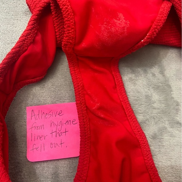 New! Montce BOTTOMS Crimson Micro Scrunch Lulu Swim Bikini Bottom 24833 - Picture 4 of 6